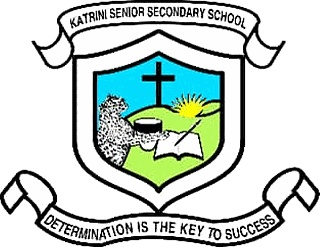 Katrini Secondary School badge – Determination is the key to success